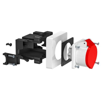 OBO 6119485 71GDCEE32 CEE-szerelvénydoboz 32 A-es CEE csatlakozóaljzattal 118x98x125mm