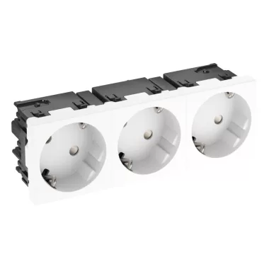 OBO 6120503 STD-D3SC RW3 Csatlakozóaljzat 33°, hármas védőérintkezős, Connect 45