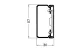 OBO 6130037 vezetékcsatorna LE szett 30x60 9010 2000x60x30 polivinil-klorid hófehér RAL 9010