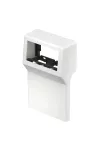 OBO 6134506 Szerelvénytartók SL kettes 110 Modul 45 9010 116x179x50 polivinil-klorid hófehér RAL 9010