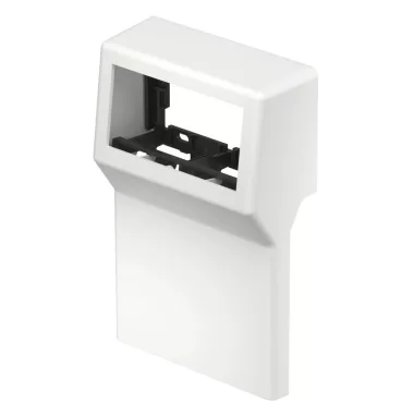 OBO 6134506 Szerelvénytartók SL kettes 110 Modul 45 9010 116x179x50 polivinil-klorid hófehér RAL 9010