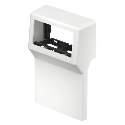   OBO 6134506 Szerelvénytartók SL kettes 110 Modul 45 9010 116x179x50 polivinil-klorid hófehér RAL 9010