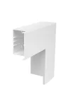 OBO 6161775 Lapos sarokelem 300x130x100 polivinil-klorid hófehér RAL 9010