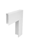 OBO 6183531 Lapos sarokelem 470x170x80 polivinil-klorid hófehér RAL 9010