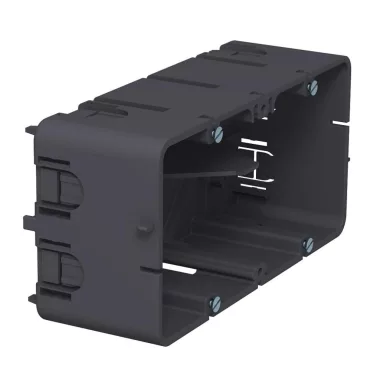 OBO 6288561 szerelvénydoboz 2-részes GE-szereléshez 57x71x142 poliamid grafitszürke RAL 9011