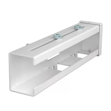 OBO 6288911 kábelrögzítő fenéktámaszhoz 130mm acél hófehér RAL 9010