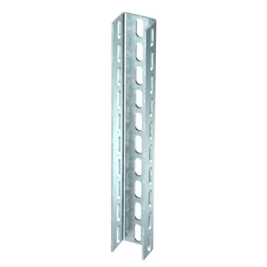 OBO 6340385 U-oszlop 3 oldalon perforált 70x50x2500 acél merítetten tűzihorganyzott