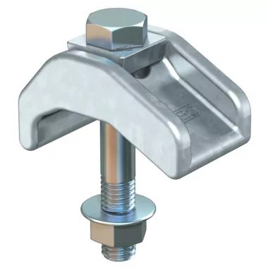 OBO 6355798 TKS-S-30 ZL szorítóköröm, nehéz kivitel, kombianyával, cinklamellás M12x75mm