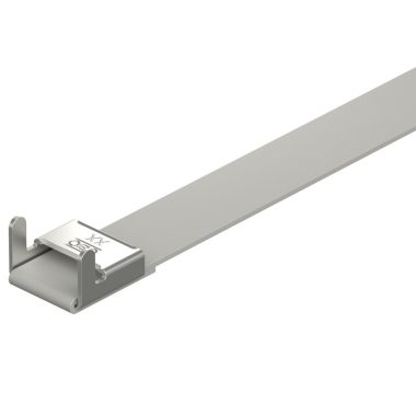 OBO 6490304 SBF 15-400 FSK Feszítőszalag zárócsattal  szalaghorganyzott / műanyag bevonatú 15x0,5x400mm