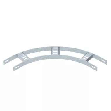 OBO 7098614 90°-os sarokidom hajógyártási kábellétrához B81mm acél merítetten tűzihorganyzott