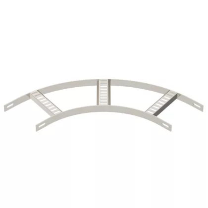   OBO 7098658 90°-os sarokidom hajógyártási kábellétrához B156mm rozsdamentes acél A2 1.4301 felületkezelés nélkül, utókezelt