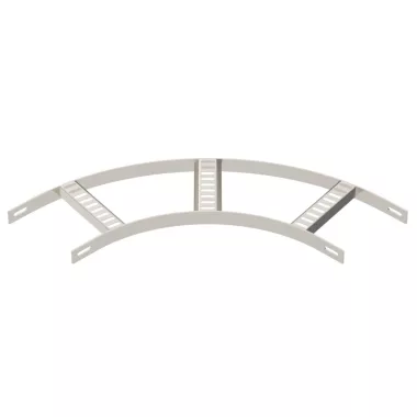 OBO 7098674 90°-os sarokidom hajógyártási kábellétrához B156mm rozsdamentes acél A4 1.4571 felületkezelés nélkül, utókezelt