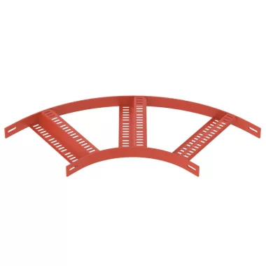 OBO 7098980 90°-os sarokidom perforált Z profillal B310mm acél alapozó festékkel ellátott