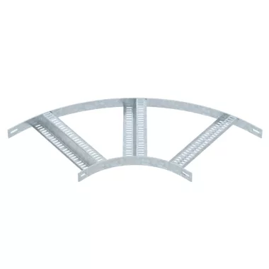 OBO 7099006 90°-os sarokidom perforált Z profillal B410mm acél merítetten tűzihorganyzott