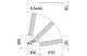 OBO 7099008 90°-os sarokidom perforált Z profillal B510mm acél merítetten tűzihorganyzott