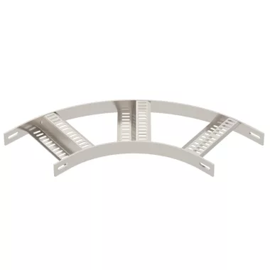 OBO 7099032 90°-os ív Z-létrafokkal B210mm rozsdamentes acél A2 1.4301 felületkezelés nélkül, utókezelt