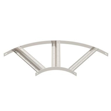 OBO 7099038 90°-os ív Z-létrafokkal B510mm rozsdamentes acél A2 1.4301 felületkezelés nélkül, utókezelt