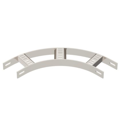   OBO 7099168 90°-os sarokidom hajógyártási kábellétrához B110mm rozsdamentes acél A4 1.4571 felületkezelés nélkül, utókezelt