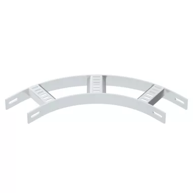OBO 7099186 90°-os sarokidom hajógyártási kábellétrához B110mm alumínium pácolt