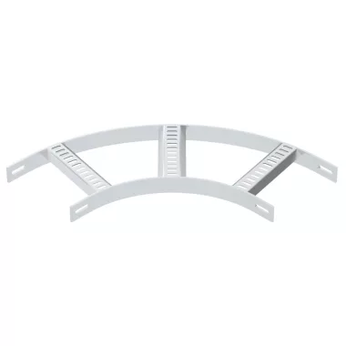 OBO 7099188 90°-os sarokidom hajógyártási kábellétrához B210mm alumínium pácolt