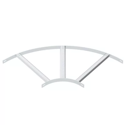   OBO 7099196 90°-os sarokidom hajógyártási kábellétrához B610mm alumínium pácolt