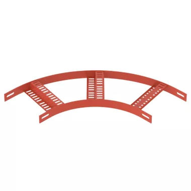 OBO 7099203 90°-os sarokidom Z-létrafokkal B206mm acél alapozó festékkel ellátott