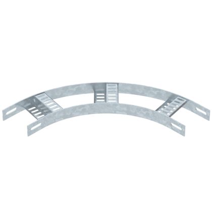   OBO 7099221 90°-os sarokidom Z-létrafokkal B106mm acél merítetten tűzihorganyzott