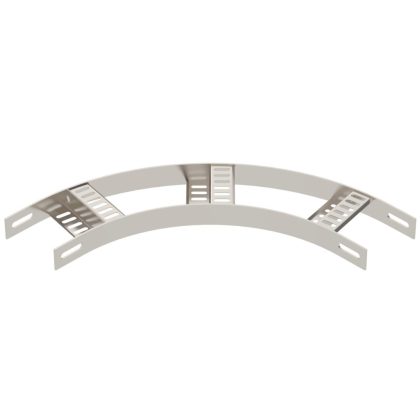   OBO 7099261 90°-os sarokidom Z-létrafokkal B106mm rozsdamentes acél A4 1.4571 felületkezelés nélkül, utókezelt