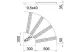 OBO 7099270 90°-os sarokidom Z-létrafokkal B506mm rozsdamentes acél A4 1.4571 felületkezelés nélkül, utókezelt
