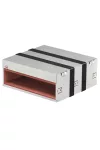 OBO 7204008 tűzgátló átvezetés négyoldalú habtéglával komplett 300x323x130 rozsdamentes acél A2 1.4301 felületkezelés nélkül, utókezelt