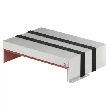 OBO 7204042 tűzgátló átvezetés háromoldalú habtéglával komplett 300x423x116 rozsdamentes acél A2 1.4301 felületkezelés nélkül, utókezelt