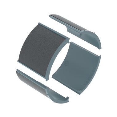 OBO 7204334 Fire protection retrofit set for airtight cavity wall box Ø68mm, H61mm Hő hatására habosodó anyag szürke