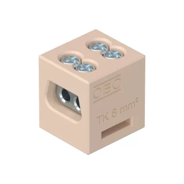 OBO 7205703 Kerámiasorkapocs kettes Firebox T dobozokhoz 6 mm²