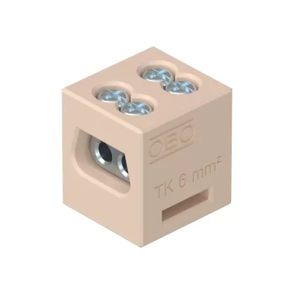   OBO 7205703 Kerámiasorkapocs kettes Firebox T dobozokhoz 6 mm²