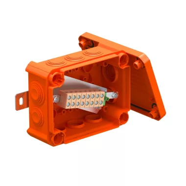 OBO 7205766 Leágazódoboz funkciótartáshoz 150x116x67 polipropilén narancs RAL 2003