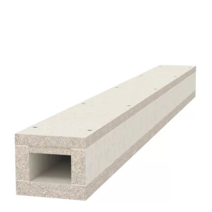   OBO 7214701 Tűzvédelmi csatorna I30 napelemes rendszerekhez 1000x40x60 üvegszál-erősítésű könnyűbeton szürke