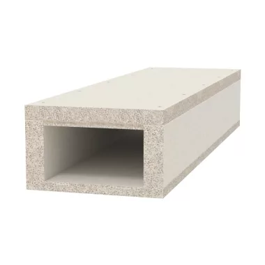 OBO 7215144 Tűzálló kábelcsatorna I90/E30 falra szereléshez 1000x105x210 üvegszál-erősítésű könnyűbeton szürke