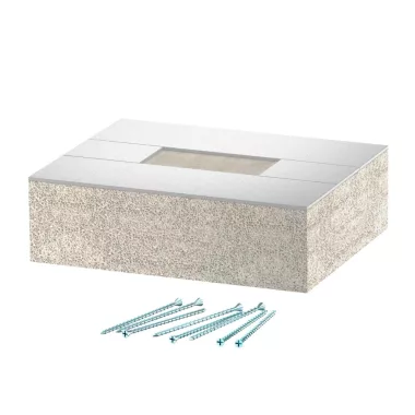 OBO 7215261 Véglezáró elem BSKD09-K0506-hez 50x60 üvegszál-erősítésű könnyűbeton szürke