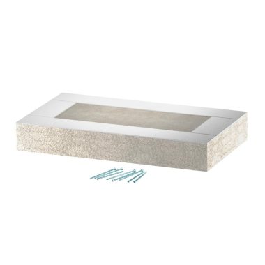 OBO 7215267 Véglezáró elem BSKD09-E1021-hez 105x210 üvegszál-erősítésű könnyűbeton szürke