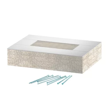 OBO 7215593 Véglezáró elem BSKH09-K0511-hez 50x110 üvegszál-erősítésű könnyűbeton szürke