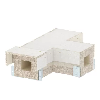 OBO 7215633 T-elem BSKH09-K0506-hez 50x60 üvegszál-erősítésű könnyűbeton szürke