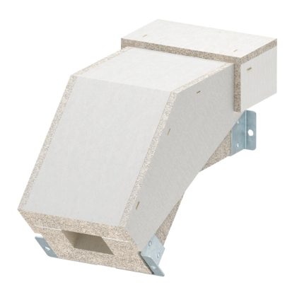   OBO 7215660 Függőleges ív eső BSKH09-K0506 50x60 üvegszál-erősítésű könnyűbeton szürke