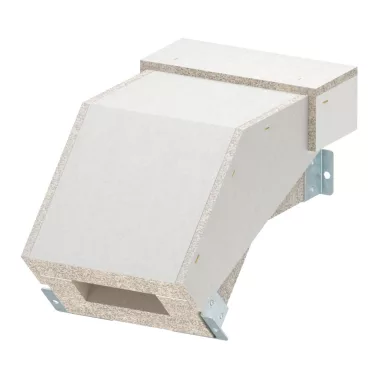OBO 7215662 Függőleges ív eső BSKH09-K0511-hez 50x110 üvegszál-erősítésű könnyűbeton szürke