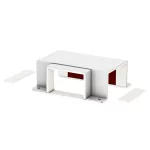   OBO 7216613 BSKM-TA 0711RW T-leágazás fali- és födémszereléshez 70x110mm hófehér  PE 5380