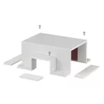 OBO 7216616 BSKM-TR 0711RW Szűkítő T-leágazás fali- és födémszereléshez 40x70mm hófehér  P