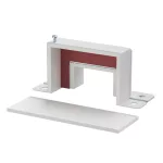   OBO 7216624 BSKM-RE 0711 RW Szűkítő fali és mennyezeti szereléshez festett 70x110mm