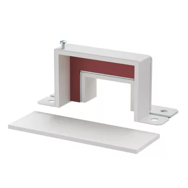 OBO 7216624 BSKM-RE 0711 RW Szűkítő fali és mennyezeti szereléshez festett 70x110mm
