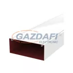   OBO 7216630 BSKM 1025RW Tűzvédelmi kábelcsatorna, I30 - I120 belső bevonattal 100x250x2000mm hófehér PE 5380