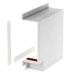   OBO 7216638 BSKM-FW 1025RW Lapos sarok fali- és födémszereléshez 100x250mm hófehér  PE 5380