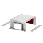   OBO 7216647 BSKM-TR 1025RW Szűkítő T-leágazás fali- és födémszereléshez 100x250mm hófehér  PE 5380
